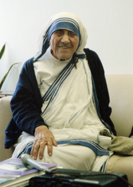 UNITED NATIONS. A DOWN TO EARTH ANGEL. WHEN MOTHER TERESA VISITED THE U.N.